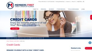Credit Cards - Members First Credit Union of Florida