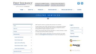 Online Services | First Insurance Funding