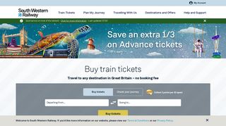 Buy Cheap Train Tickets & Check Train Times | South Western ...
