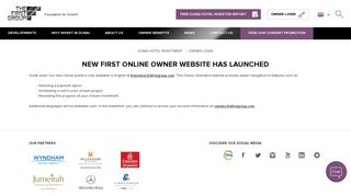 Owner Login - The First Group