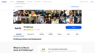 FirstGroup Careers and Employment | Indeed.com