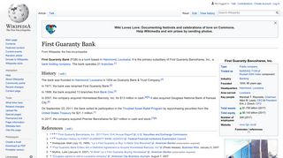 First Guaranty Bank - Wikipedia