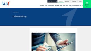 Online Banking | First Abu Dhabi Bank, UAE