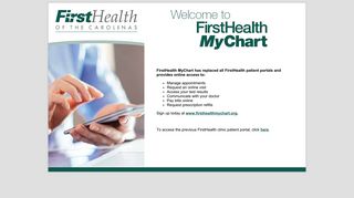 FirstHealth Clinics Patient Portal
