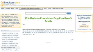 2018 First Health Part D Value Plus (PDP) - S5768-140 in IL Plan ...