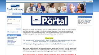 Health First Medical Group Patient Portal
