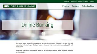 Online Banking | St. Petersburg, Tampa, Florida | First Home Bank