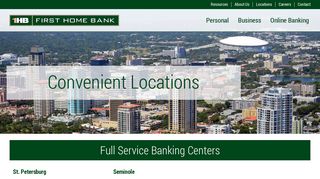 Locations | St. Petersburg, Tampa, Florida | First Home Bank