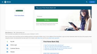 First Home Bank (1HB): Login, Bill Pay, Customer Service and Care ...