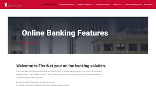 First Home Bank - Online Banking Features