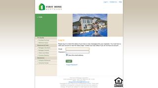 First Home Mortgage Corporation : Login