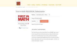 First In Math Online - Math Practice Program - 24 Game