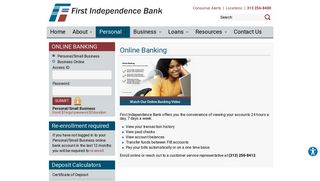 Online Banking | First Independence Bank
