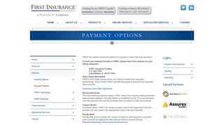Payment Options | First Insurance Funding