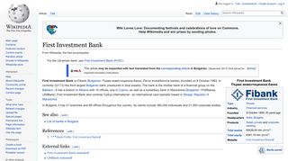First Investment Bank - Wikipedia