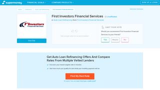 First Investors Financial Services Reviews - Auto Loan Refinancing ...