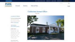 Coshocton Avenue Office - Park National Bank