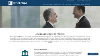 eFiling & Service of Process | First Legal | Court, Process, Research ...