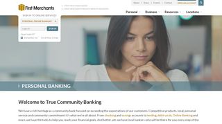 Personal Banking - First Merchants Bank