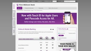 First Midwest Bank | Online & Mobile Banking