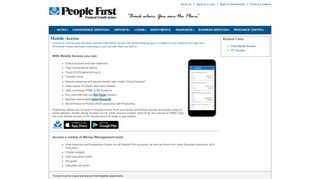 Mobile Banking | Online Banking - People First FCU