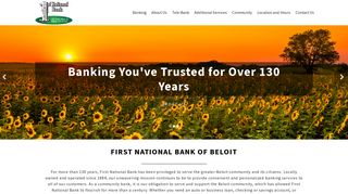 First National Bank of Beloit: Home