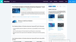 First National Bank of Omaha American Express Card Reviews