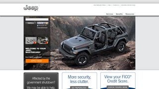 Jeep MasterCard Personal Credit Card, First Bankcard, a division of ...