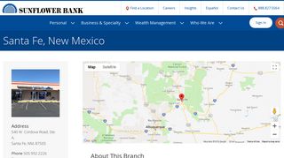 Sunflower Bank - Santa Fe, New Mexico