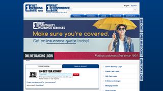 Online Banking Login | First National Bank Texas - First Convenience ...
