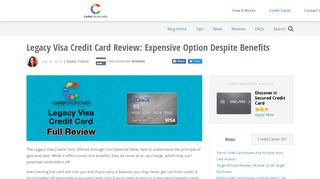 Legacy Visa Credit Card Review | CardCruncher