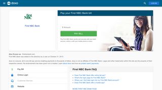 First NBC Bank: Login, Bill Pay, Customer Service and Care Sign-In