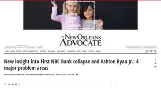 New insight into First NBC Bank collapse and Ashton Ryan Jr.: 4 major ...