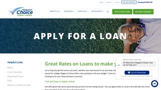 Apply for A Loan – Niagara's Choice