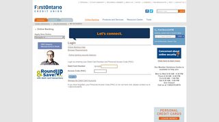 FirstOntario Credit Union - My Accounts