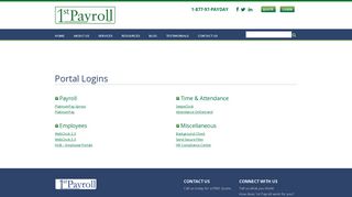 Portal Logins | 1st Payroll