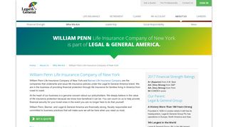 William Penn Life Insurance Company of New York | Legal & General ...