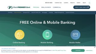 Online and Mobile Banking - First PREMIER Bank