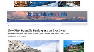 New First Republic Bank opens on Broadway | Business ...