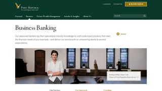 Business Banking | First Republic Bank