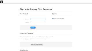 Country First Response :: Login