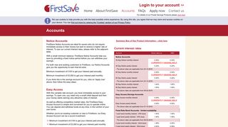Accounts - FirstSave