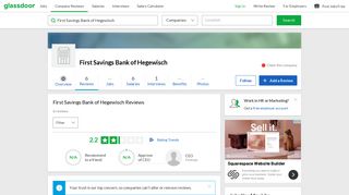 First Savings Bank of Hegewisch Reviews | Glassdoor