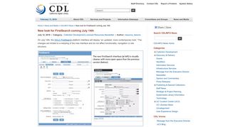 New look for FirstSearch coming July 14th | California Digital Library