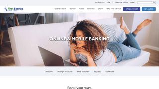 Online Banking | TX Credit Union Mobile Banking | First Service