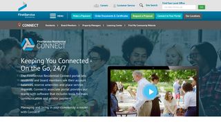 Find out more about our FirstService Residential Connect portal