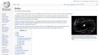 Zodiac - Wikipedia
