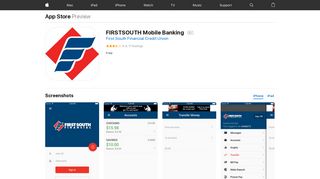 FIRSTSOUTH Mobile Banking on the App Store - iTunes - Apple