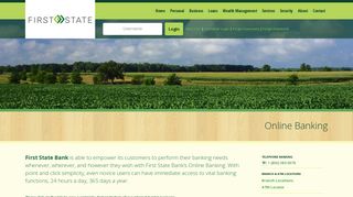 Online Banking - First State Bank