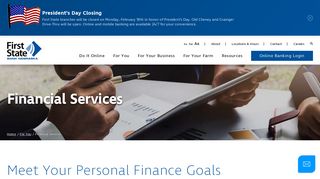 Financial Services – Achieve Your Goals | First State Bank Nebraska